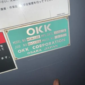 máy phay OKK MCV 460 3